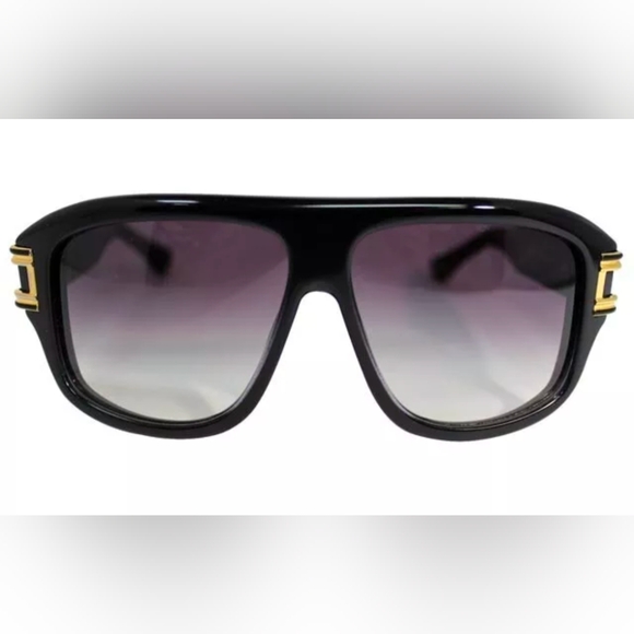 Dita Grandmaster 3 Black with 18kt Gold & Grey Lenses 💯 Authentic Sunglasses
